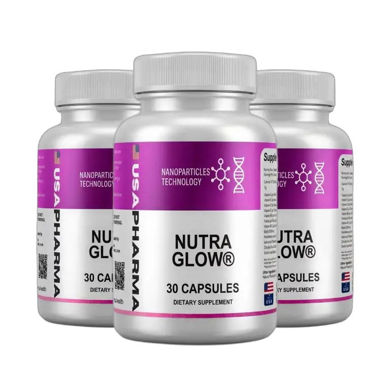NutraGlow 3 Bottle Pack – Advanced Skin Renewal & Radiant Beauty Support